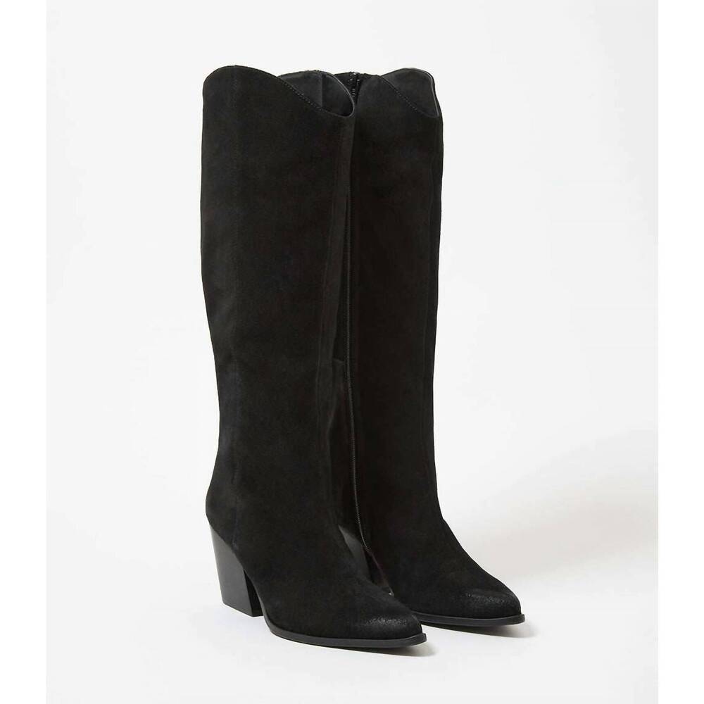 NEW SEYCHELLES women's begging you pointed toe western high boots in black - Picture 9 of 10